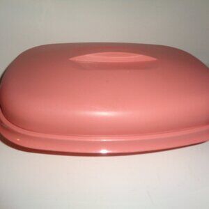 Tupperware Vegetable Steamer, 6 Cup Mauve Color, Excellent Condition